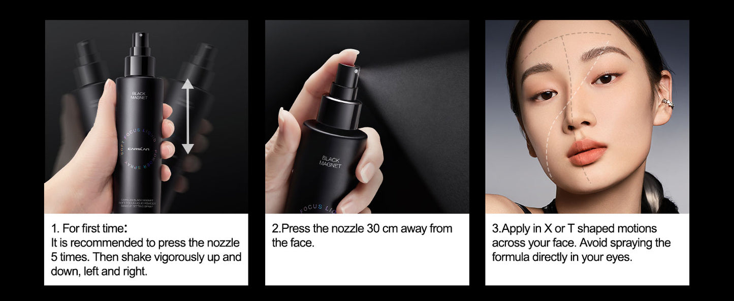 CARSLAN Black Magnet Liquid Powder